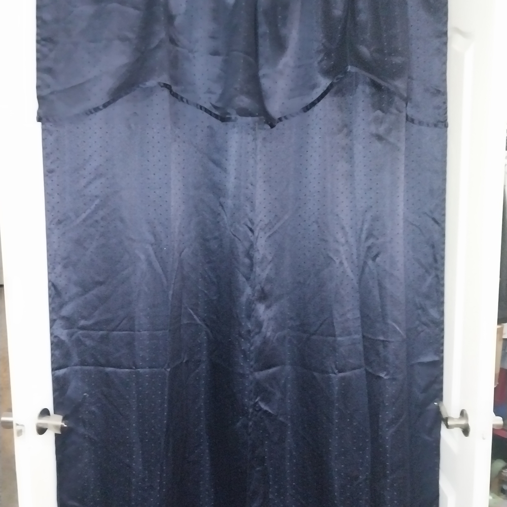 Elegant Navy Blue Curtain